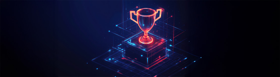 Digital Trophy Award Cyber Erfolg